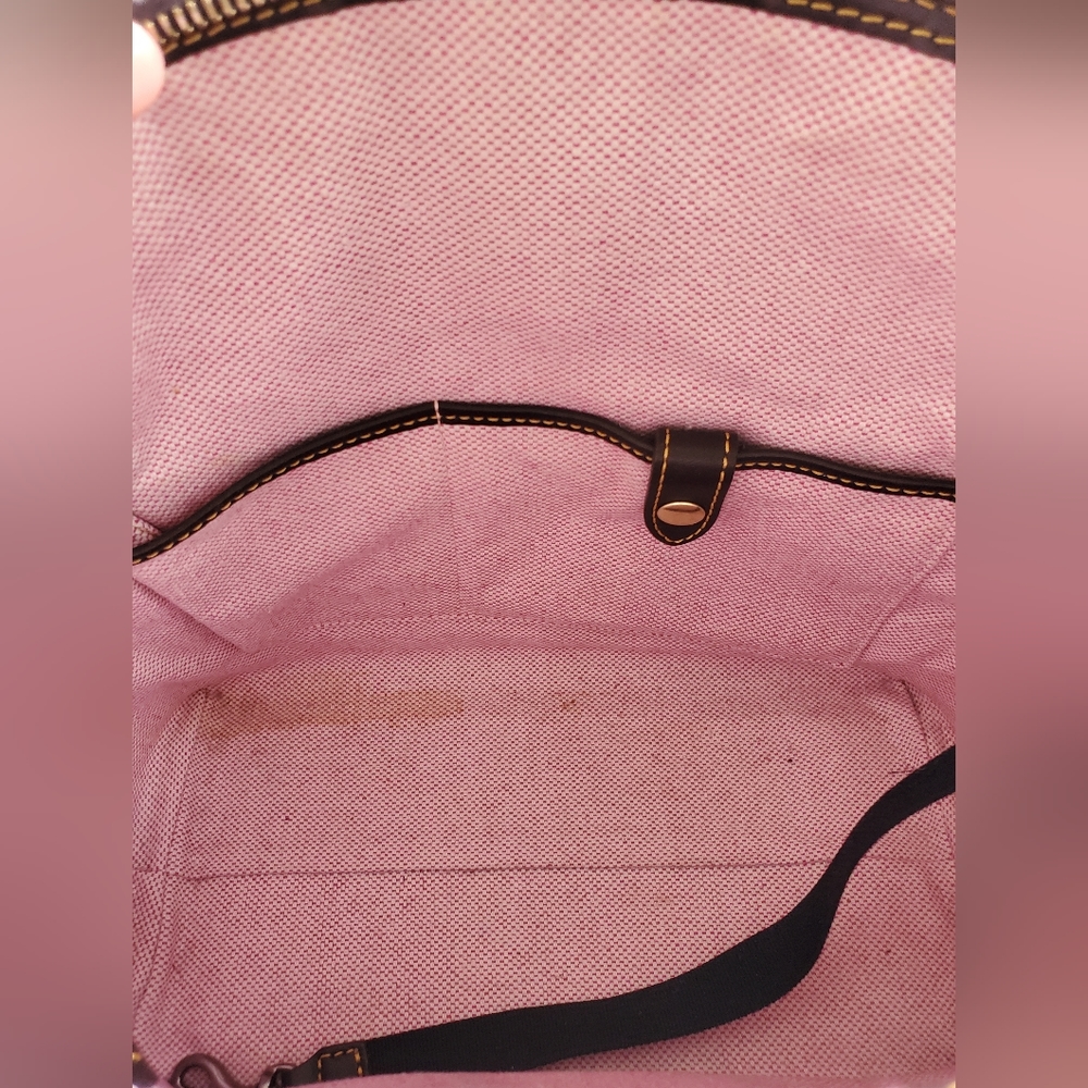 Dooney & Bourke croc embossed Dillen satchel - Picture 10 of 11